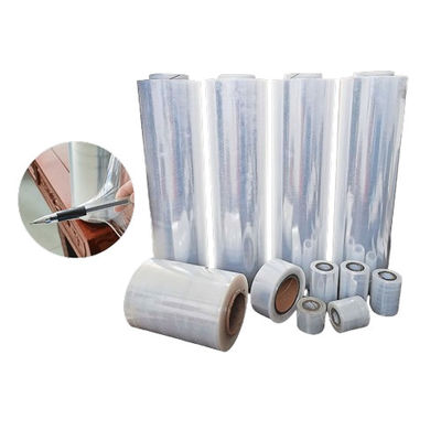 качество  50mm Soft LDPE Stretch Film Roll Transparent LDPE Sheet For Machine Wrap завод