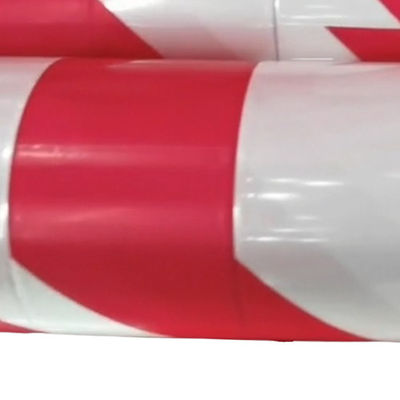 80 - 150 микрон ПЭ защитная пленка ЛДПЕ HDPE красно-белая предупредительная лента